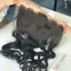 Lace Frontal 13x6 Natural Color Wavy Premium Hair