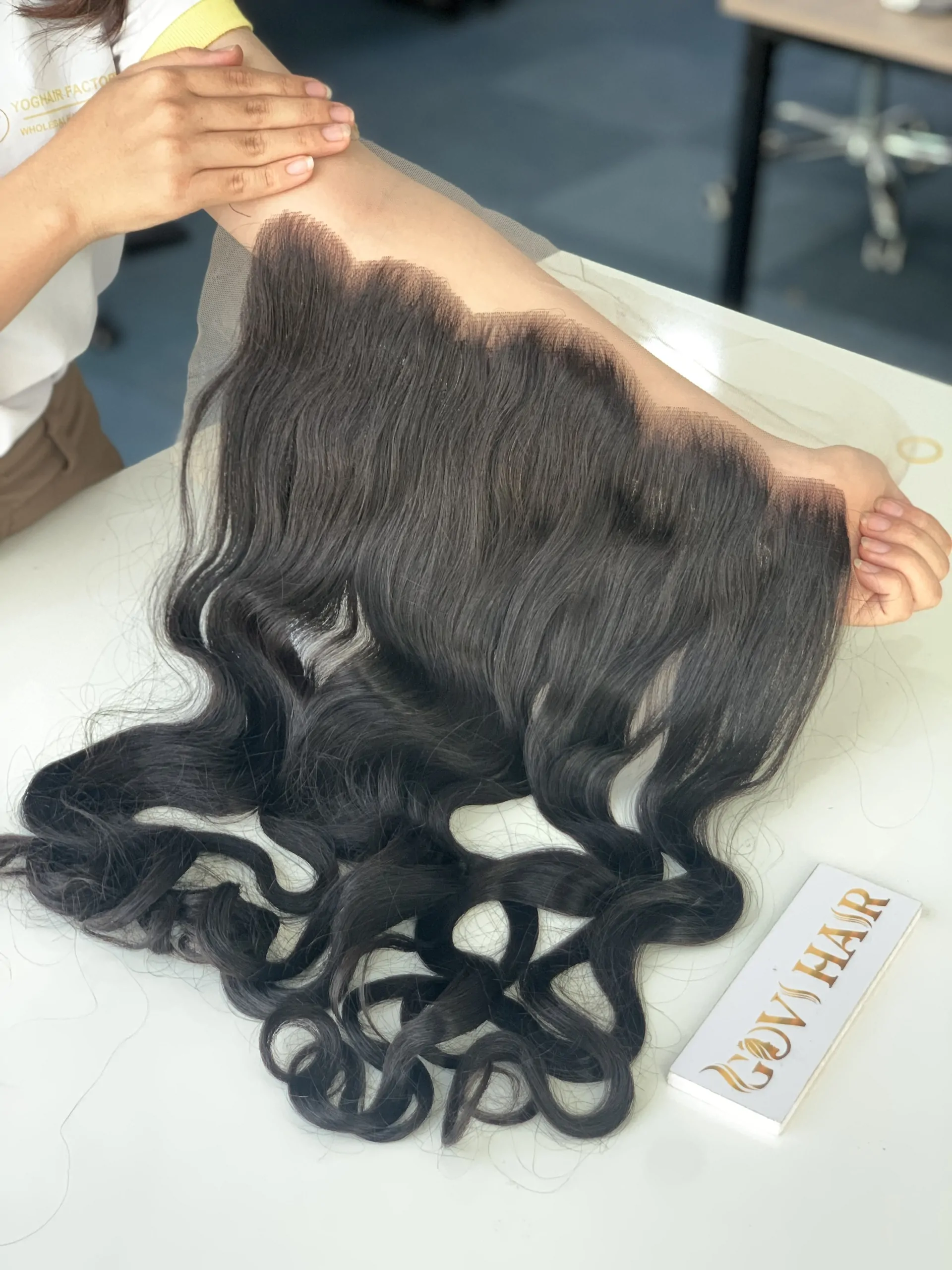 Lace Frontal 13x6 Natural Color Wavy Premium Hair