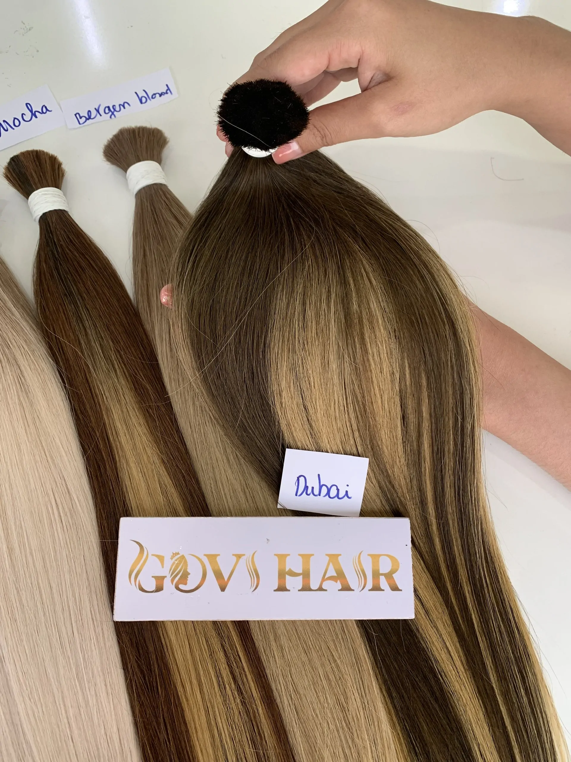 Straight Bulk Human Hair for Braiding Dubai Color
