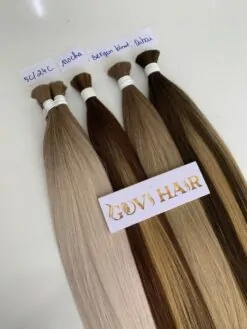 Natural Straight Bulk Hair Human Hair Raw Vietnam Hair