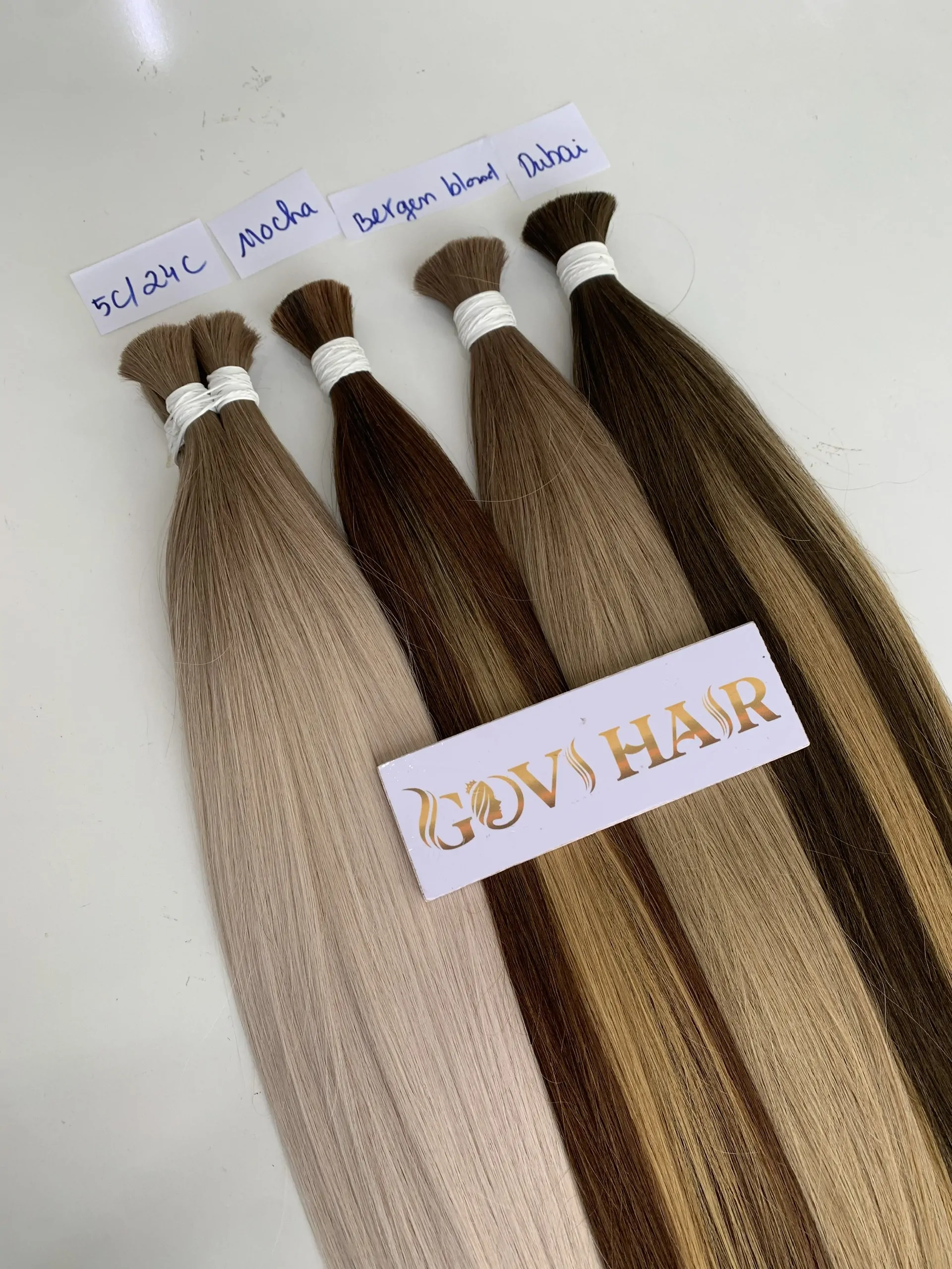 Natural Straight Bulk Hair Human Hair Raw Vietnam Hair