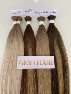 Natural Straight Bulk Hair Human Hair Raw Vietnamese Hair