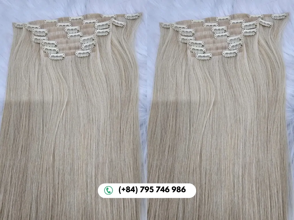 GOVIHAIR Seamless Clip In Hair Extensions 60 Color
