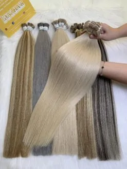 Tape In Extensions Blonde Color High Quality Vietnamese Hair