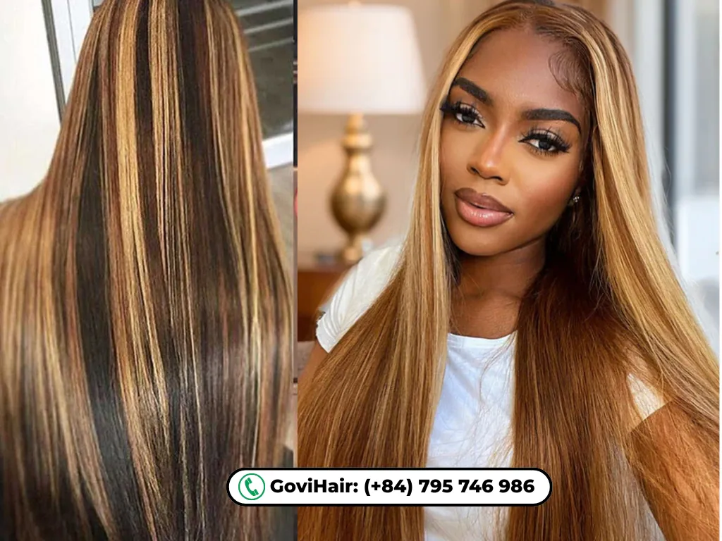 The 2x6 design gives you freedom to part your hair naturally.