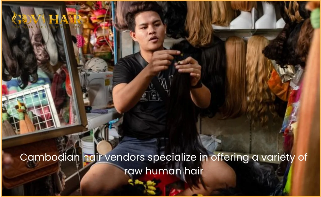 Natural cambodian hair vendors