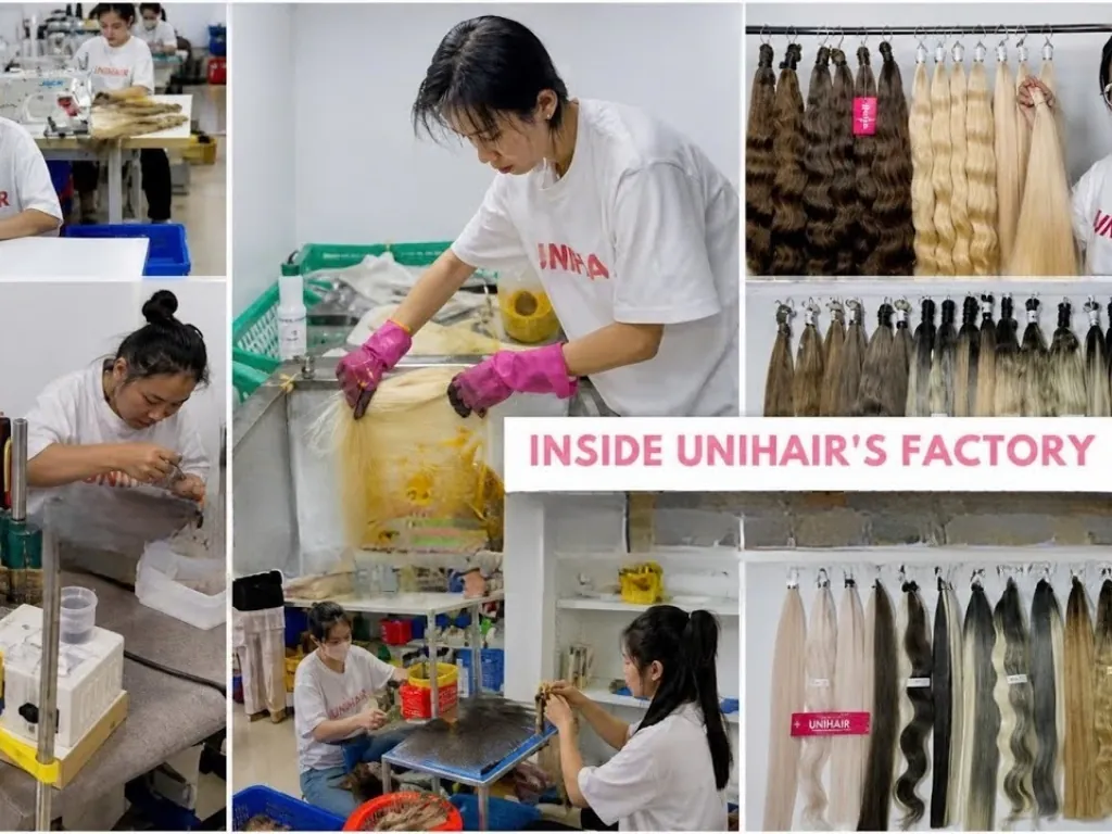 Unihair is a trusted Vietnamese hair factory specializing in high-quality raw hair