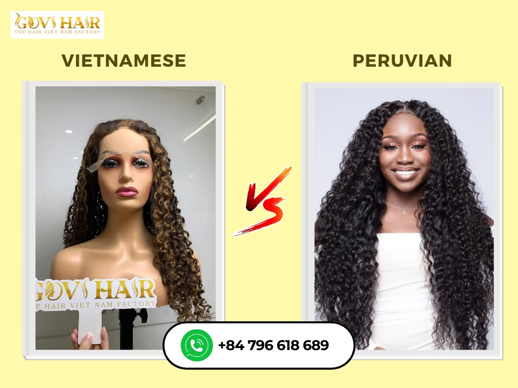 Elevate Your Style with Luxurious Vietnamese Deep Wave Hair 7 Comparing Vietnamese wave hair vs Peruvian wave hair
