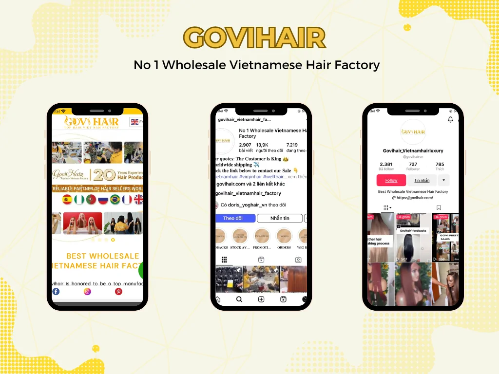 Top Vietnamese Hair Products for Global Buyers 13 No1 wholesale Vietnamese hair factory Govihair
