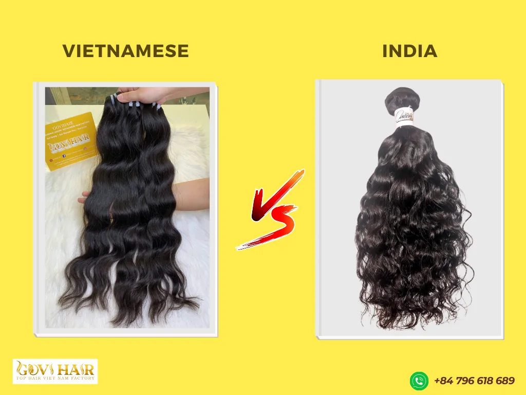 Vietnamese hair and India hair