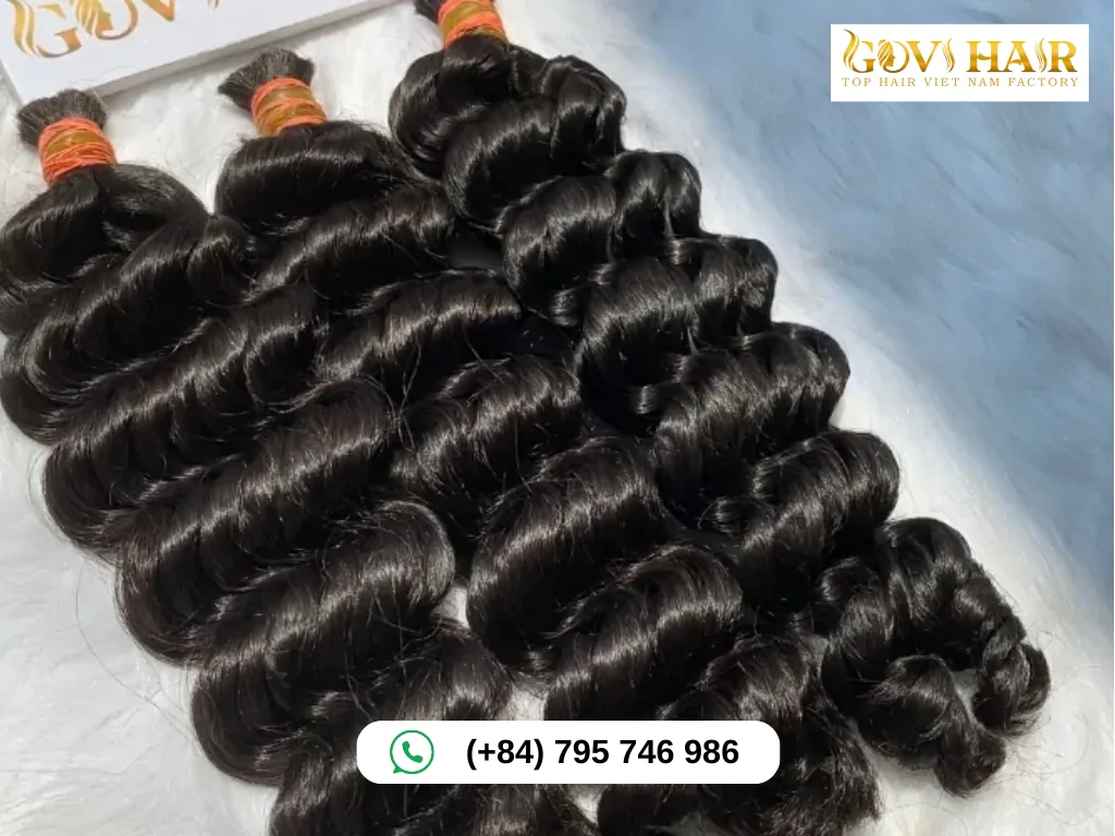 Raw Vietnamese Wavy Hair Natural Looking 3 Glossy & Shiny of Vietnamese Wavy Hair