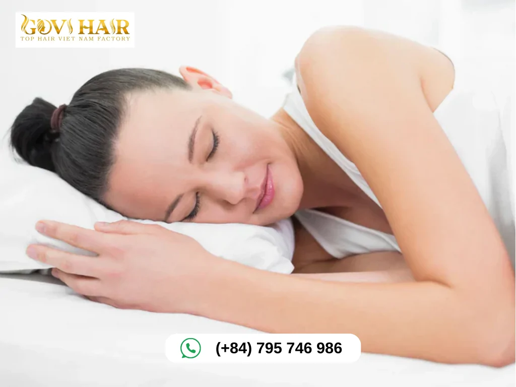 Maintain Vietnamese straight hair while sleeping