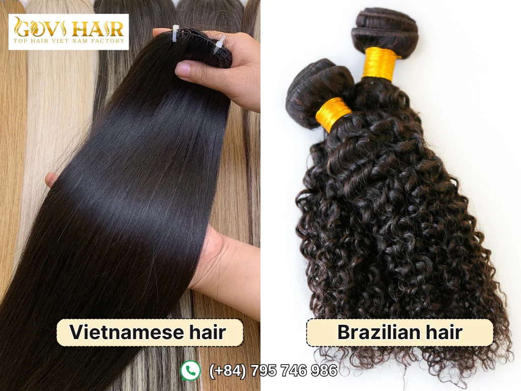Vietnamese hair vs Brazilian hair