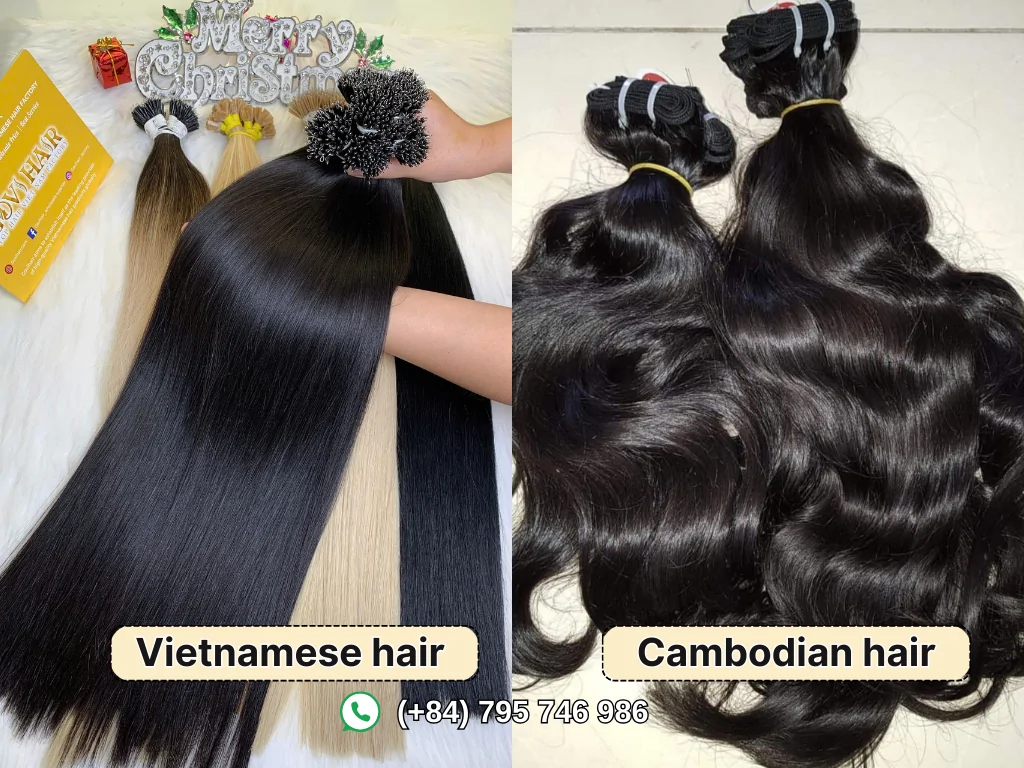 Vietnamese hair vs Cambodian hair