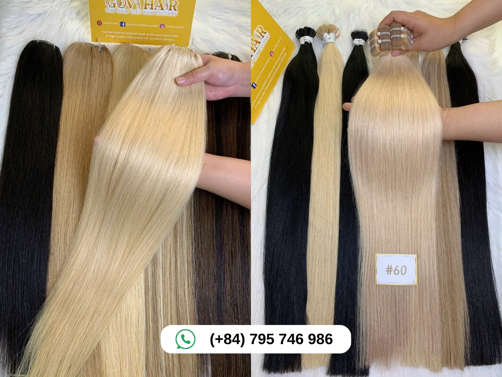 Vietnamese straight hair—Perfect for various styling techniques