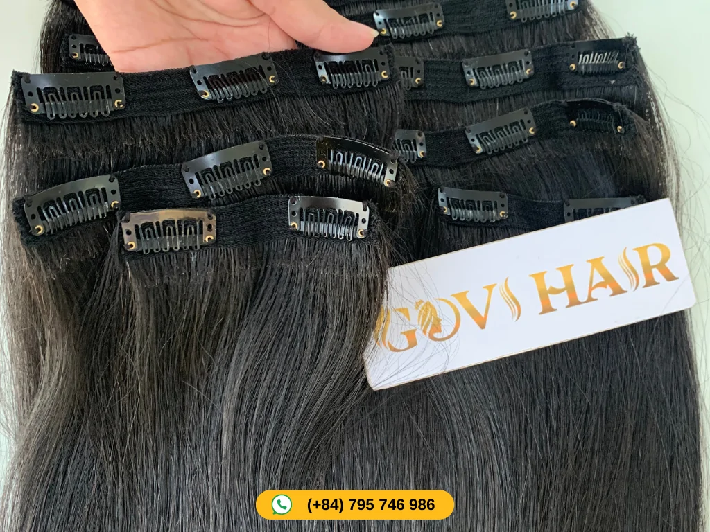 8 Inch Hair Extensions in clip in
