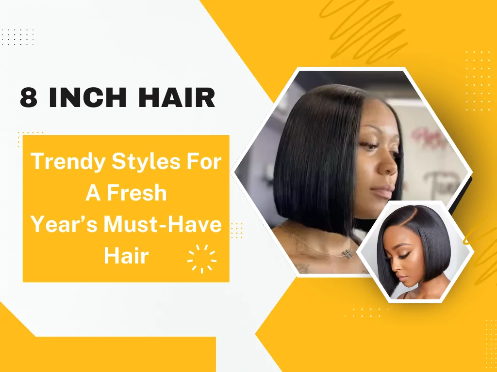 how long is 8 inch hair