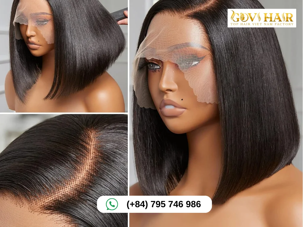 Asymmetrical bob edgy and modern