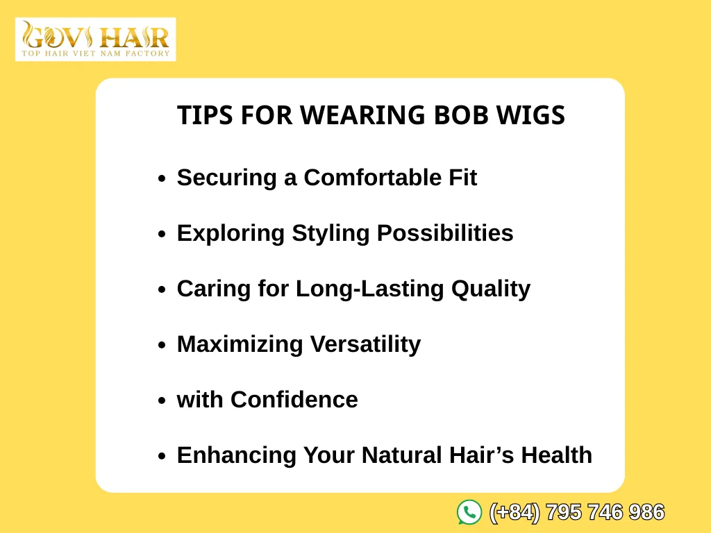 How to wear a bob wig