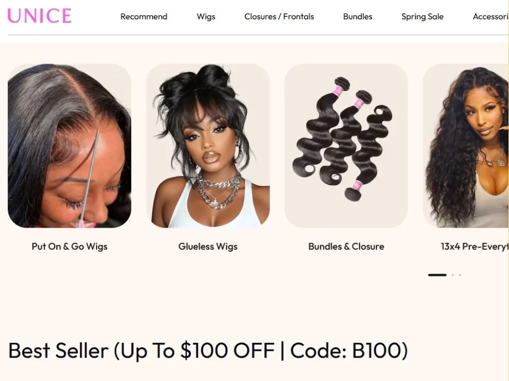 Unice hair chic customizable