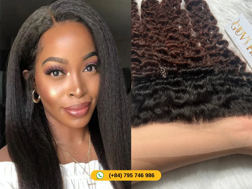 Kinky straight weave