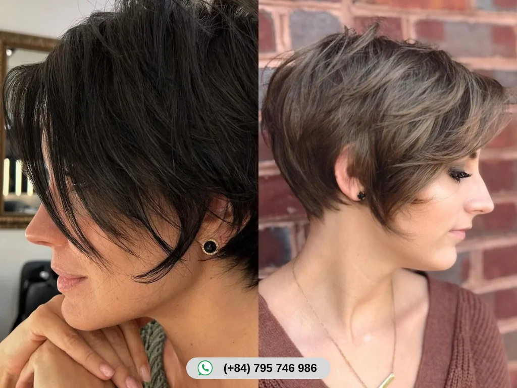 Top 30+ Best Bangs for Round Faces You Must Try In 2026 10 Pixie Cut with Long Bangs