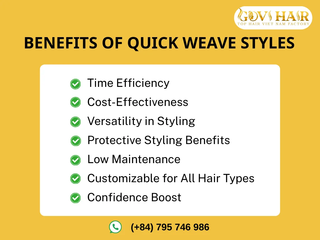 Benefits of Quick Weave Styles