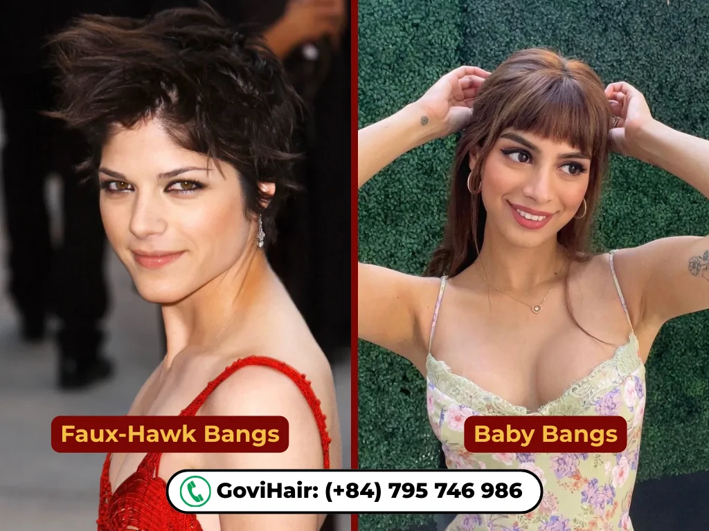 Best Bangs for Diamond Shape Face Female part 3