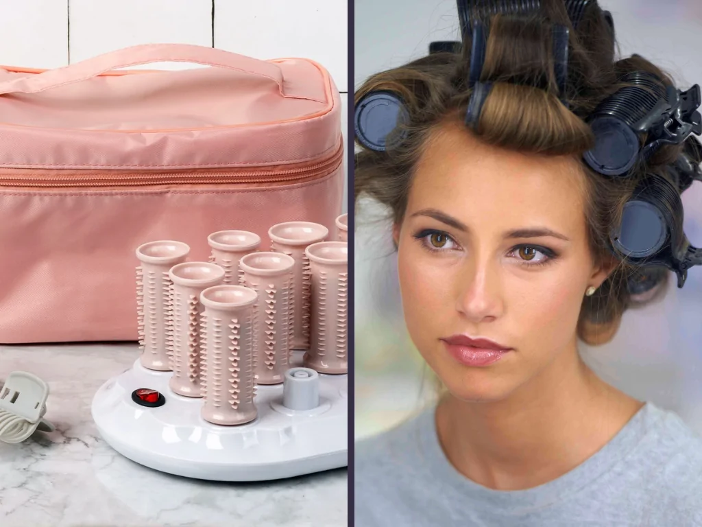 Best Hair Rollers to Style Curtain Bangs: Barbed Hair Rollers