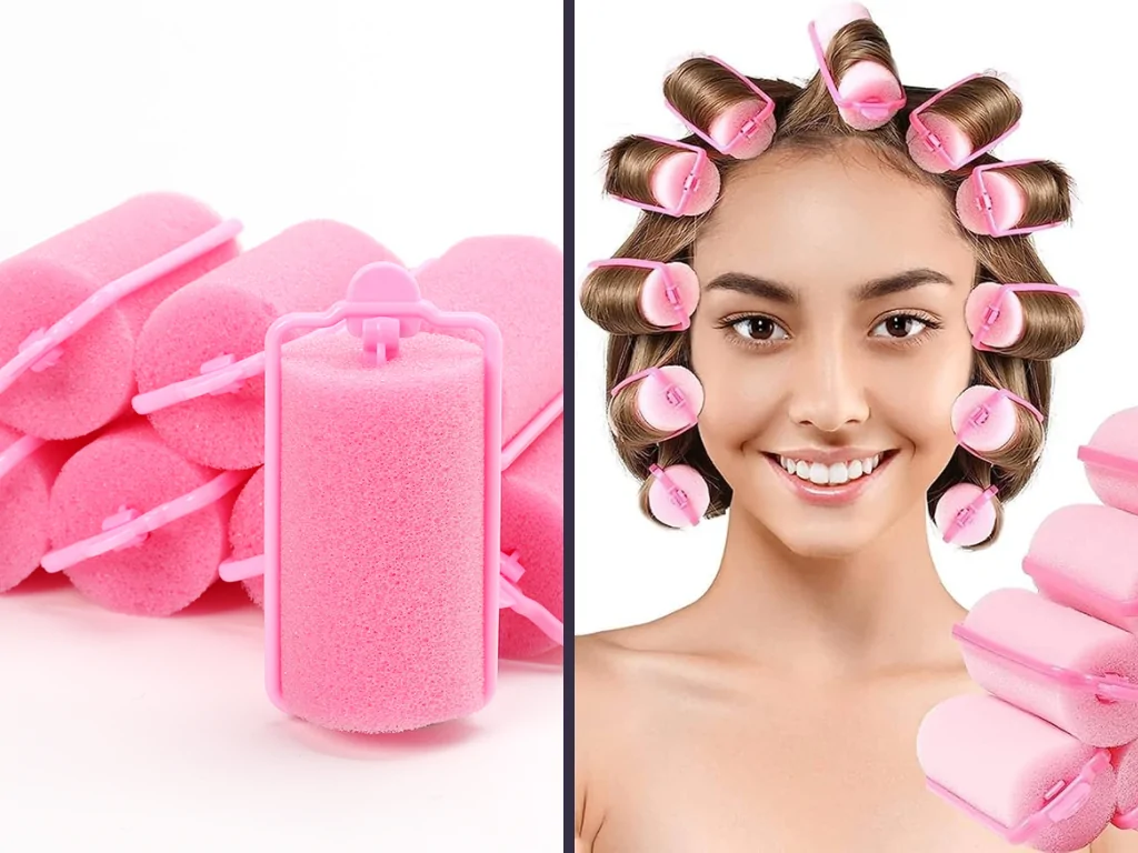 Best Hair Rollers to Style Curtain Bangs: Sponge Hair Rollers