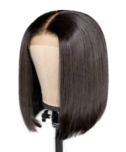 Women's Lace Frontal Short Bob Wig Bone Straight