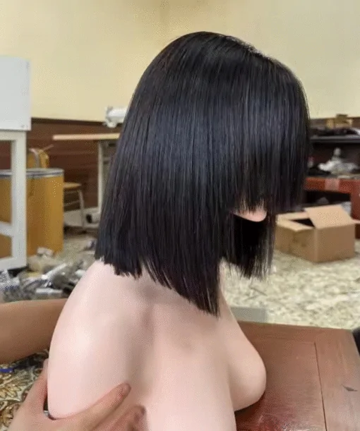 bob wig with bangs