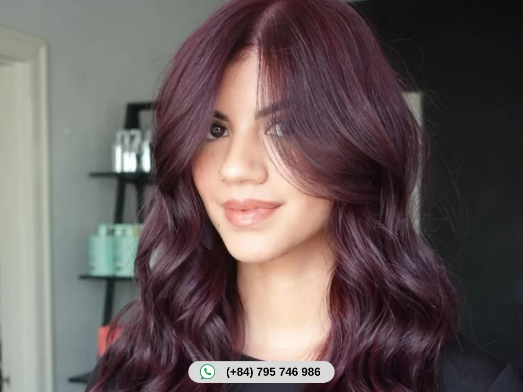 Burgundy Brown Hair Color: 50+ Stunning Styles to Try in 2025 9 Warm Burgundy for Cool Skin Tones