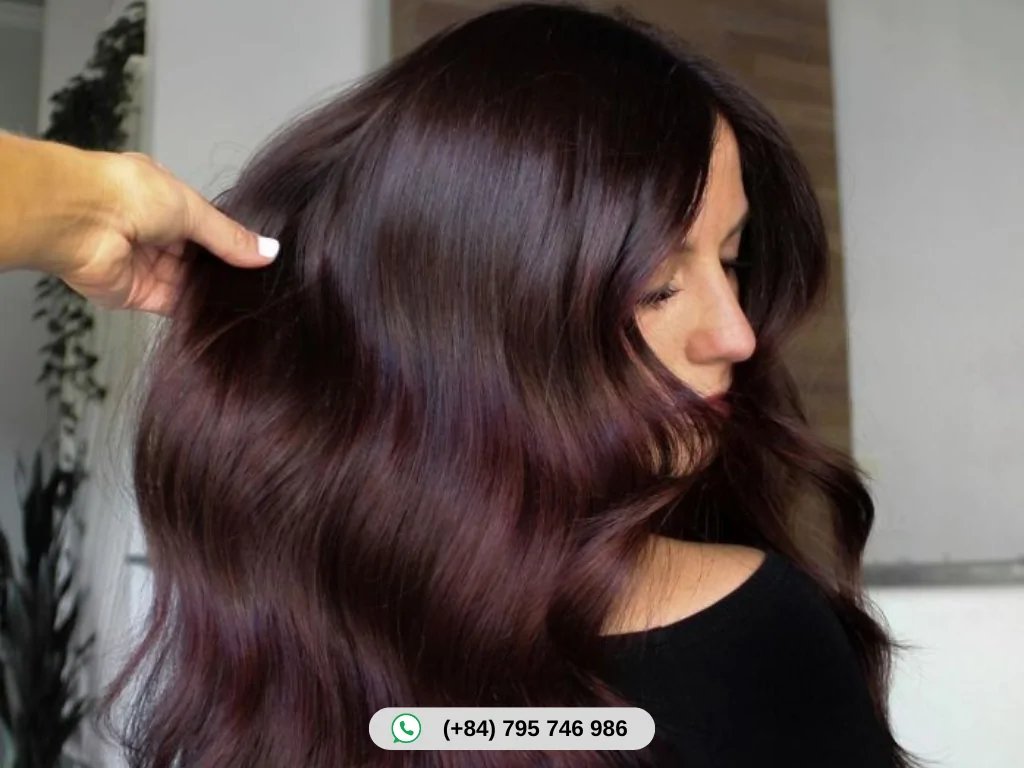Burgundy Brown Hair Color: 50+ Stunning Styles to Try in 2025 12 Loose Waves in Burgundy Brown