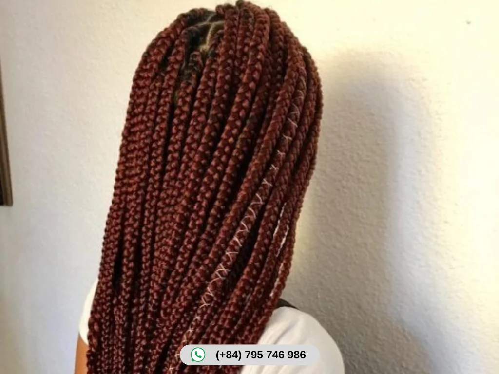 Burgundy Brown Hair Color: 50+ Stunning Styles to Try in 2025 16 Burgundy Brown Braided Styles