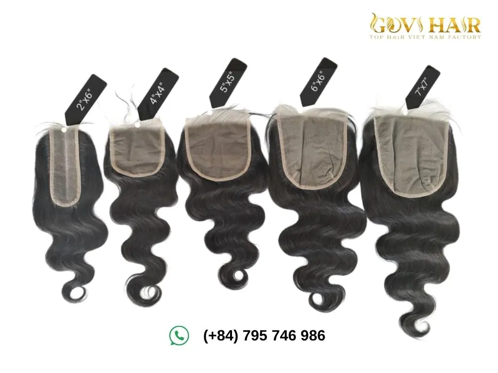 Common Closure Sizes Chart for Hair Extensions