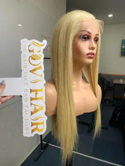 Full Lace Wig 180% Density 613 Color Human Hair Wig