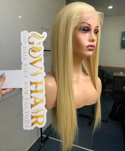 Full Lace Wig 180% Density 613 Color Human Hair Wig