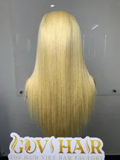 Straight Human Hair Full Lace Wig 26 Inch 180% Density 613 Color 9 Full Lace Wig 180% Density 613 Color Human Hair Wig