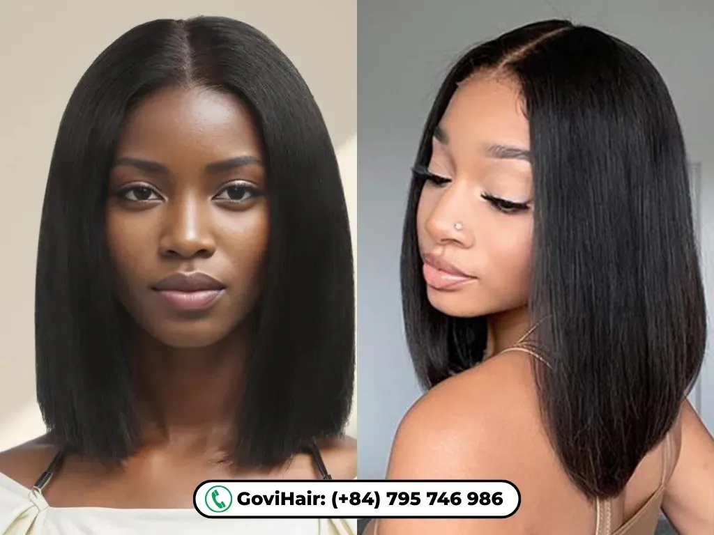 Glueless Human Hair Bob Wigs offer perfect comfort and a clean