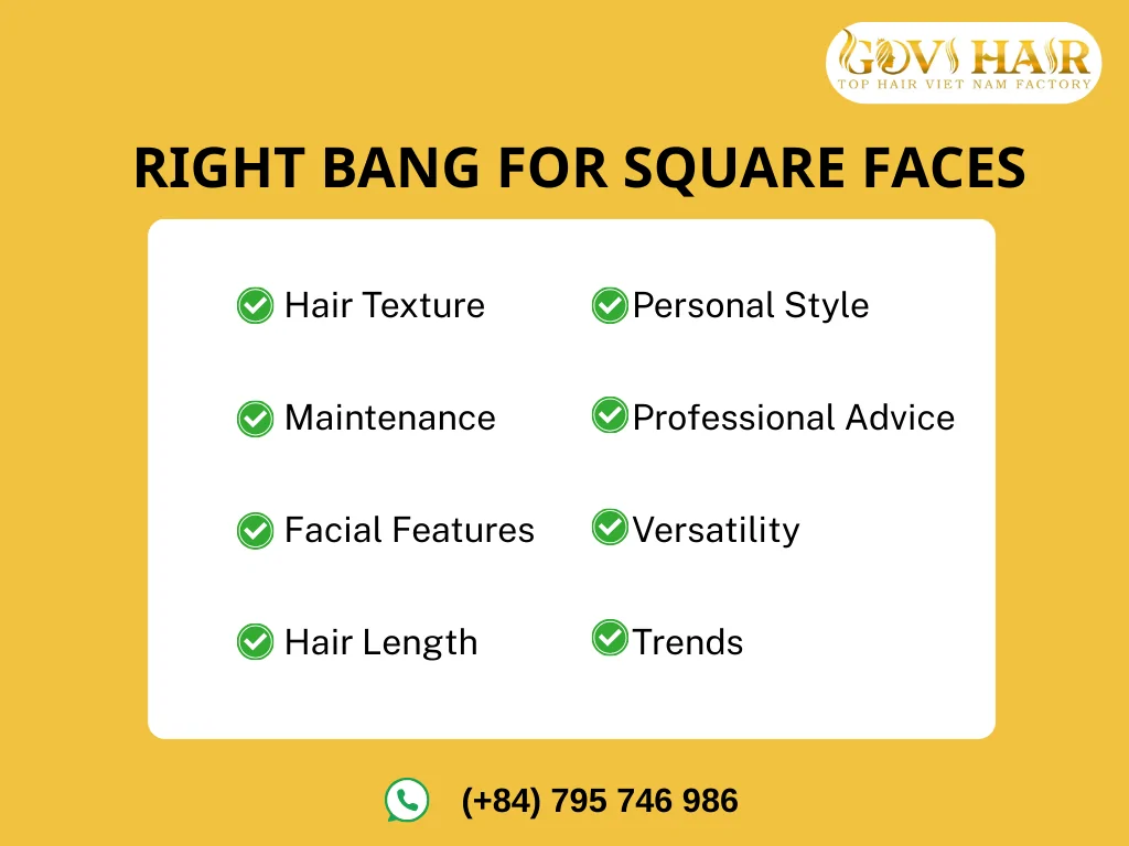 How to Choose the Right Bang for Square Faces