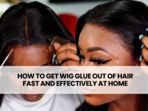 how to get wig glue out of hair