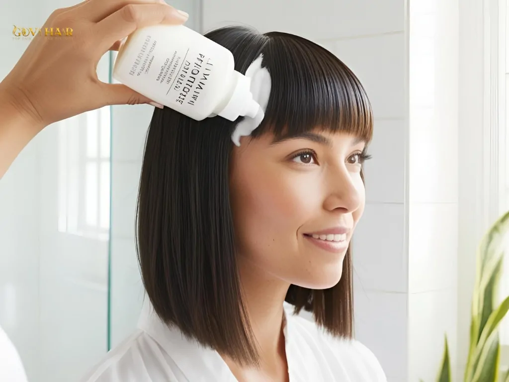 Apply a lightweight styling product