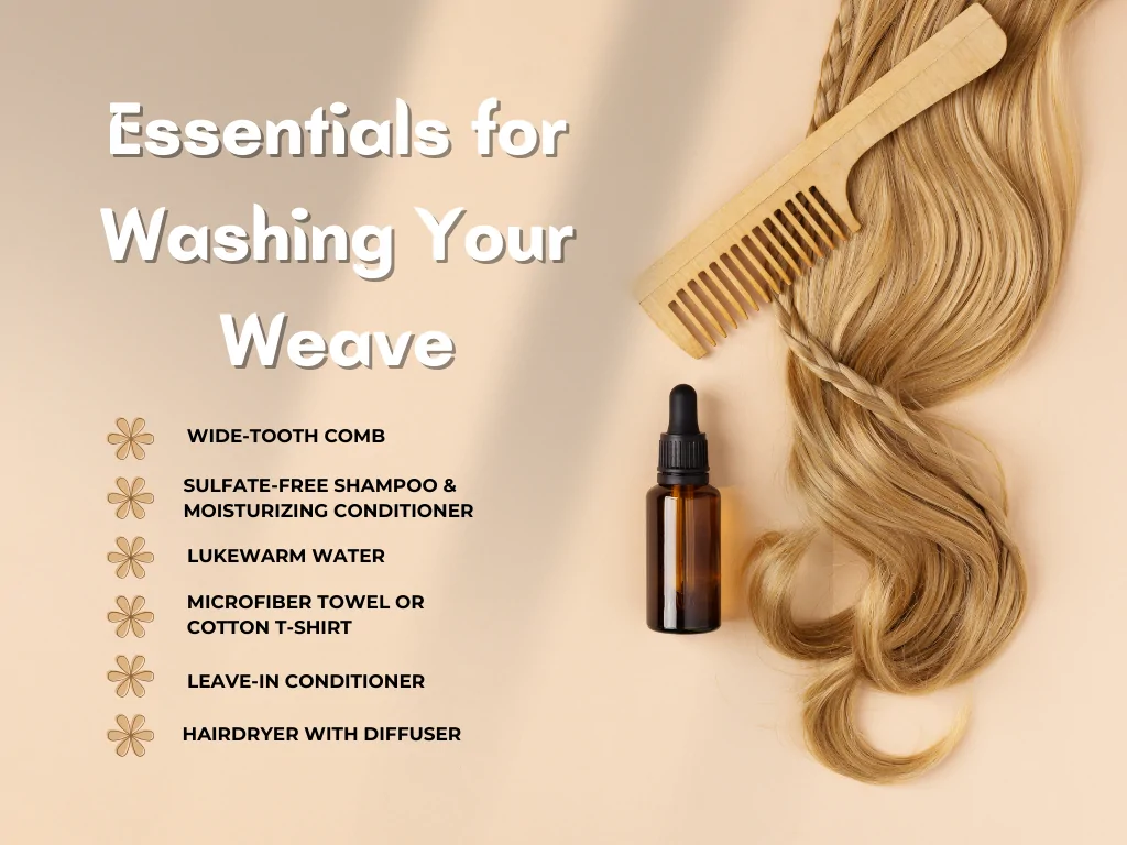 Essentials for Washing Your Weave