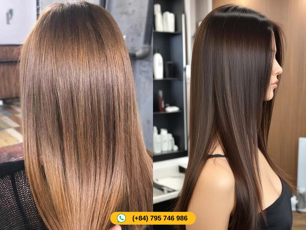 45+ Beautiful Light Chestnut Brown Hair Color And Styles In 2026 7 Long Straight Hair with Light Chestnut Shine