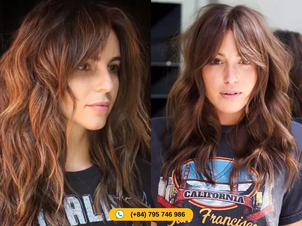 45+ Beautiful Light Chestnut Brown Hair Color And Styles In 2026 12 Long Shag Cut in Light Chestnut Hue