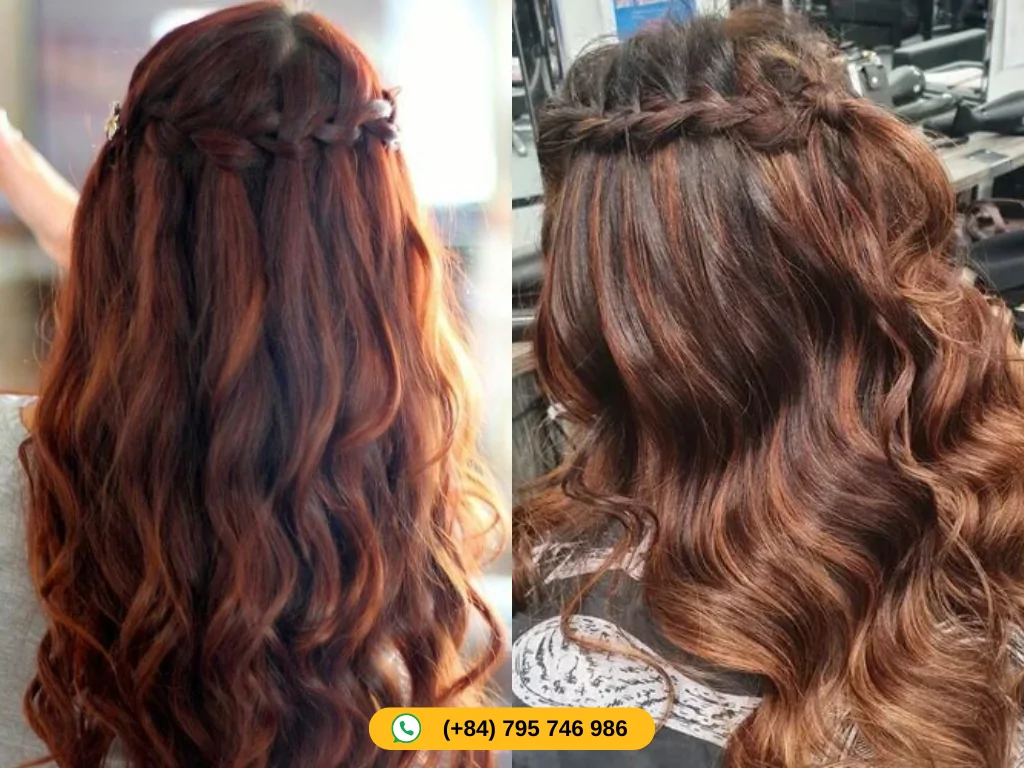 45+ Beautiful Light Chestnut Brown Hair Color And Styles In 2026 15 Chestnut Brown Hair Styled in Waterfall Braid