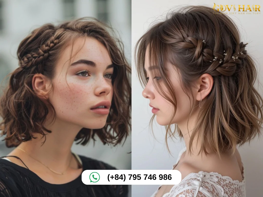 Messy Braid Hairstyles for Short Hair