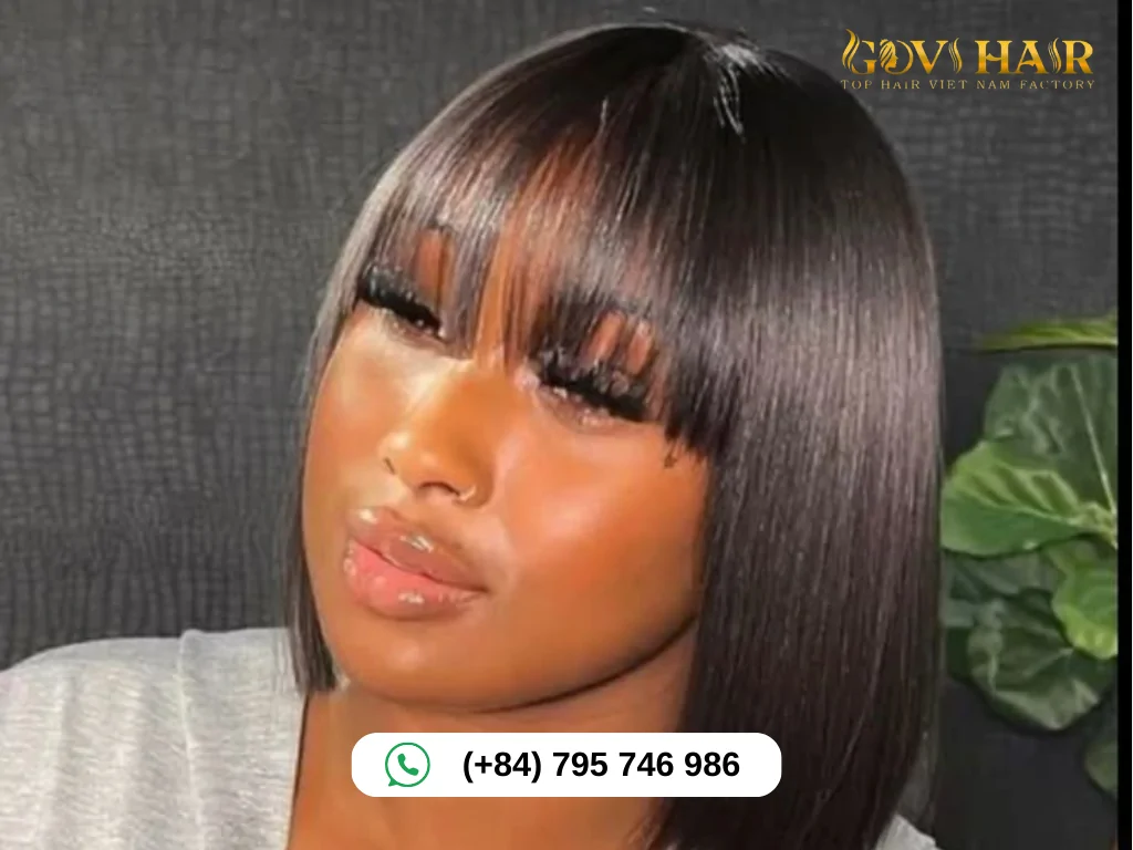Quick Weave Bob with Bangs