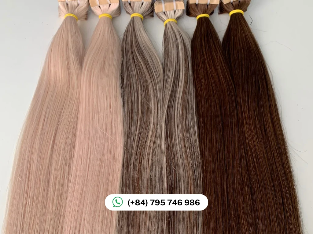 Tape-in Indian Hair Extensions are a trendy hairstyle